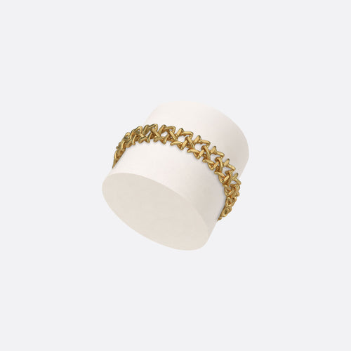 Matte gold SOD Bracelet, Star Of David Motif Bracelet